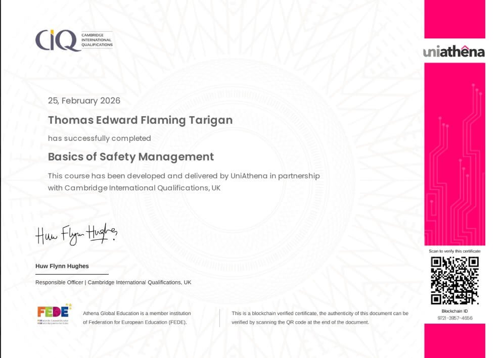 Sertifikat Basic Safety